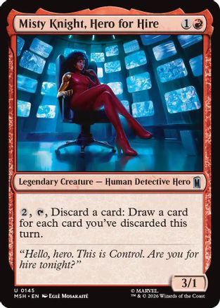 Image of Misty Knight, Hero for Hire (MSH-145) - Marvel Super Heroes