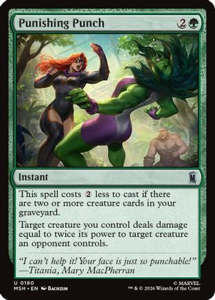 Image of Punishing Punch (MSH-180) - Marvel Super Heroes Foil