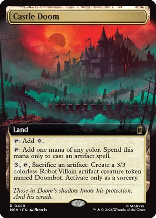 Image of Castle Doom (Extended Art) (MSH-429) - Marvel Super Heroes Foil