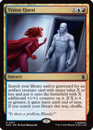 Image of Vision Quest (MSH-237) - Marvel Super Heroes