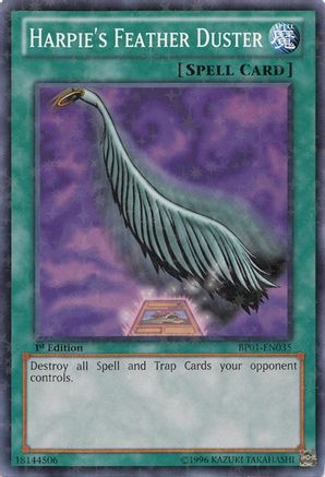 Image of Harpie's Feather Duster [BP01-EN035] Starfoil Rare