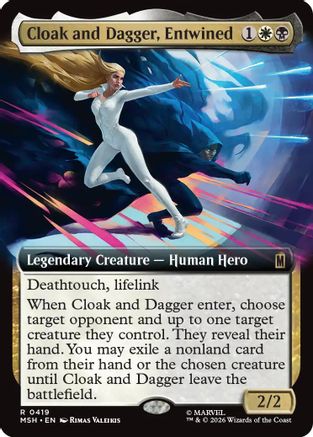 Image of Cloak and Dagger, Entwined (Extended Art) (MSH-419) - Marvel Super Heroes