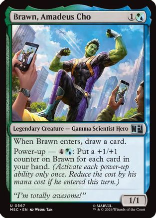 Image of Brawn, Amadeus Cho (MSH-567) - Marvel Super Heroes