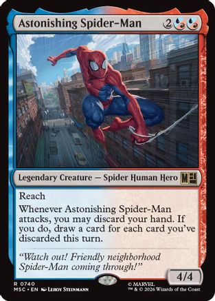 Image of Astonishing Spider-Man (MSH-740) - Marvel Super Heroes Foil