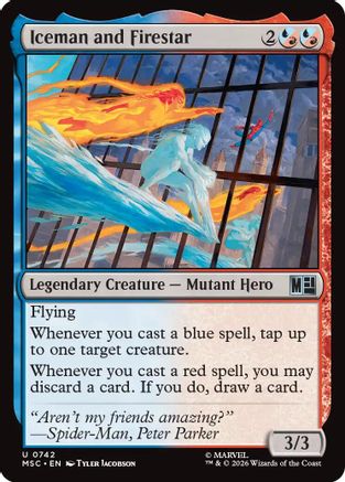 Image of Iceman and Firestar (MSH-742) - Marvel Super Heroes