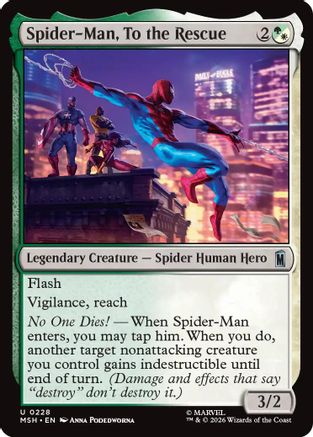 Image of Spider-Man, To the Rescue (MSH-228) - Marvel Super Heroes