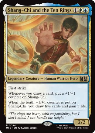 Image of Shang-Chi and the Ten Rings (MSC-094) - Commander: Marvel Super Heroes