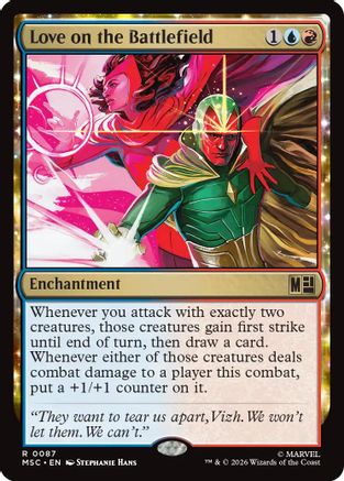 Image of Love on the Battlefield (MSC-087) - Commander: Marvel Super Heroes