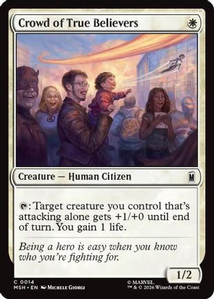 Image of Crowd of True Believers (MSH-014) - Marvel Super Heroes