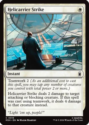 Image of Helicarrier Strike (MSH-015) - Marvel Super Heroes Foil