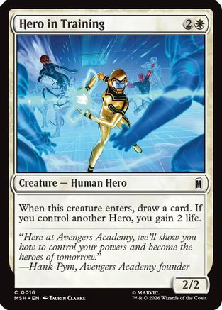 Image of Hero in Training (MSH-016) - Marvel Super Heroes