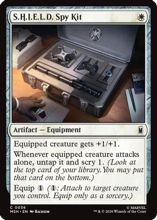 Image of S.H.I.E.L.D. Spy Kit (MSH-036) - Marvel Super Heroes Foil
