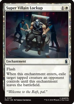 Image of Super Villain Lockup (MSH-037) - Marvel Super Heroes Foil