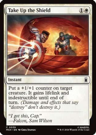 Image of Take Up the Shield (MSH-039) - Marvel Super Heroes