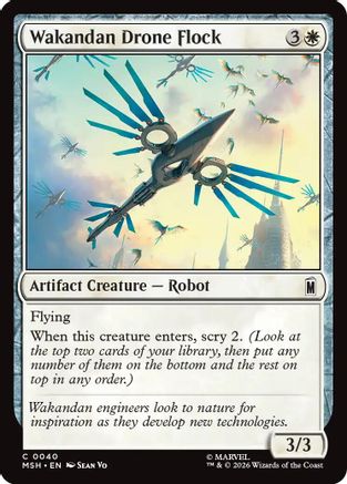 Image of Wakandan Drone Flock (MSH-040) - Marvel Super Heroes