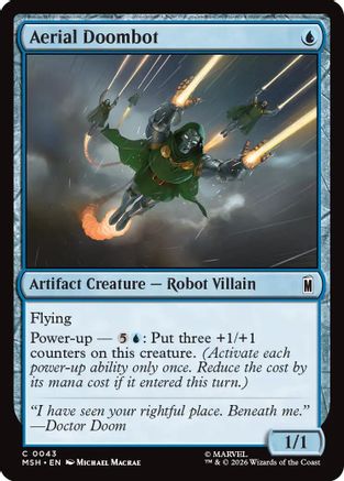 Image of Aerial Doombot (MSH-043) - Marvel Super Heroes Foil