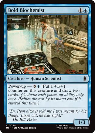 Image of Bold Biochemist (MSH-048) - Marvel Super Heroes Foil