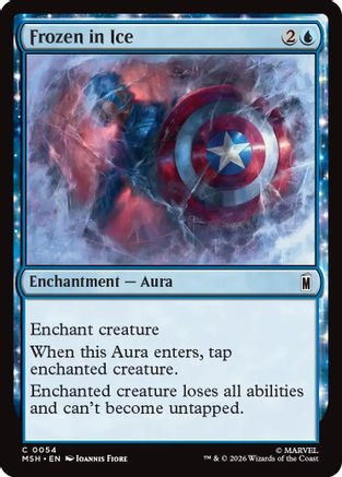 Image of Frozen in Ice (MSH-054) - Marvel Super Heroes Foil