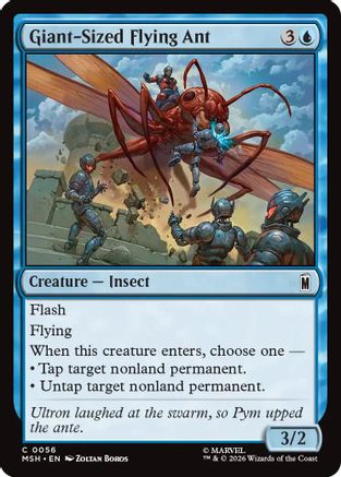Image of Giant-Sized Flying Ant (MSH-056) - Marvel Super Heroes