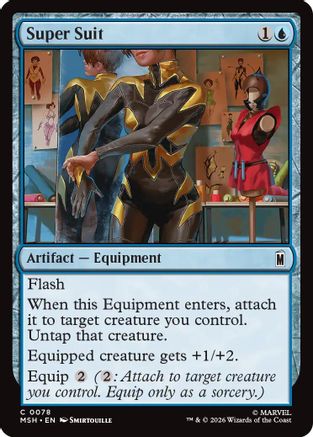 Image of Super Suit (MSH-078) - Marvel Super Heroes Foil