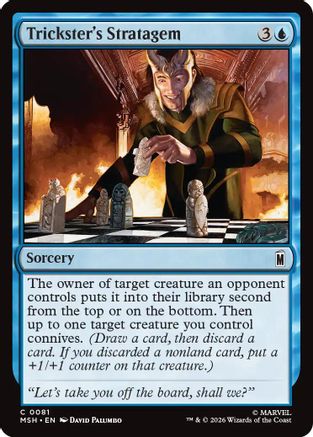 Image of Trickster's Stratagem (MSH-081) - Marvel Super Heroes Foil