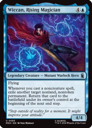 Image of Wiccan, Rising Magician (MSH-083) - Marvel Super Heroes Foil