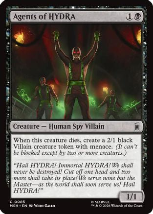 Image of Agents of HYDRA (MSH-085) - Marvel Super Heroes Foil