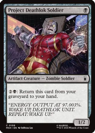 Image of Project Deathlok Soldier (MSH-109) - Marvel Super Heroes