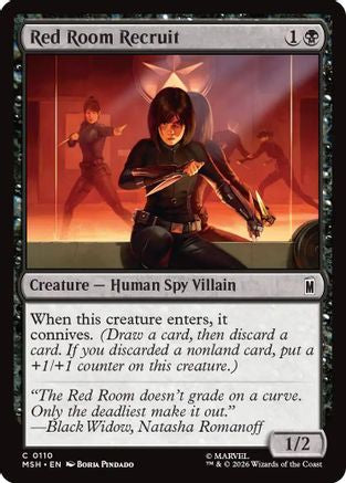 Image of Red Room Recruit (MSH-110) - Marvel Super Heroes