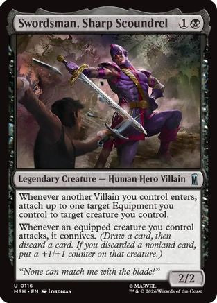 Image of Swordsman, Sharp Scoundrel (MSH-116) - Marvel Super Heroes