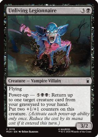 Image of Unliving Legionnaire (MSH-119) - Marvel Super Heroes Foil