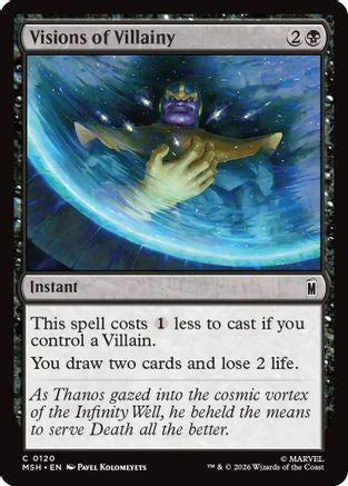 Image of Visions of Villainy (MSH-120) - Marvel Super Heroes