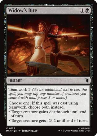 Image of Widow's Bite (MSH-122) - Marvel Super Heroes