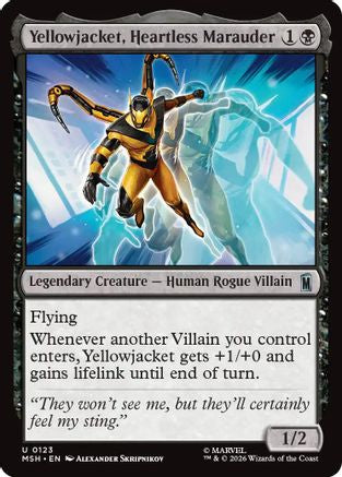 Image of Yellowjacket, Heartless Marauder (MSH-123) - Marvel Super Heroes