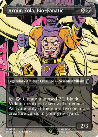 Image of Arnim Zola, Bio-Fanatic (Borderless) (MSH-319) - Marvel Super Heroes