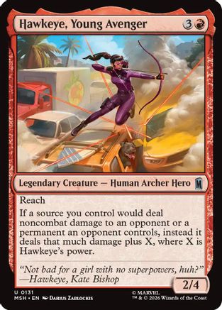 Image of Hawkeye, Young Avenger (MSH-131) - Marvel Super Heroes