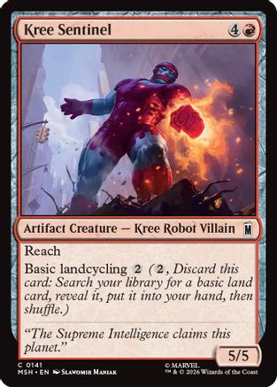 Image of Kree Sentinel (MSH-141) - Marvel Super Heroes
