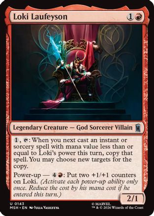Image of Loki Laufeyson (MSH-143) - Marvel Super Heroes Foil
