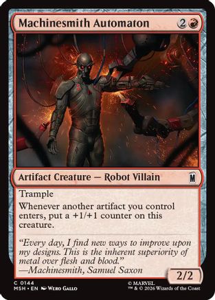 Image of Machinesmith Automaton (MSH-144) - Marvel Super Heroes Foil