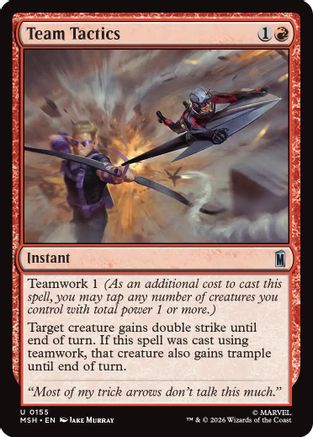 Image of Team Tactics (MSH-155) - Marvel Super Heroes