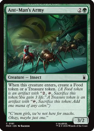 Image of Ant-Man's Army (MSH-161) - Marvel Super Heroes Foil