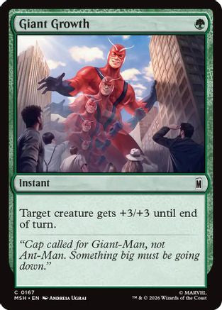 Image of Giant Growth (MSH-167) - Marvel Super Heroes
