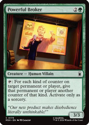 Image of Powerful Broker (MSH-179) - Marvel Super Heroes
