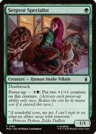 Image of Serpent Specialist (MSH-186) - Marvel Super Heroes Foil