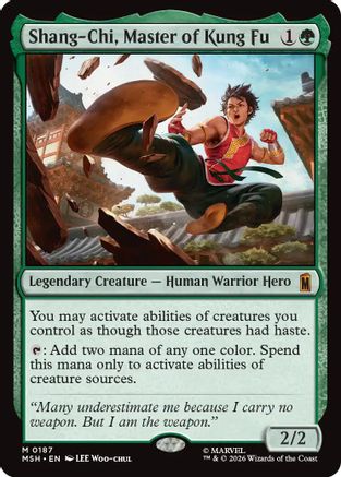 Image of Shang-Chi, Master of Kung Fu (MSH-187) - Marvel Super Heroes Foil