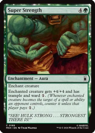 Image of Super Strength (MSH-189) - Marvel Super Heroes