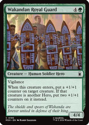 Image of Wakandan Royal Guard (MSH-195) - Marvel Super Heroes