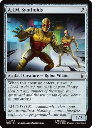Image of A.I.M. Synthoids (MSH-242) - Marvel Super Heroes