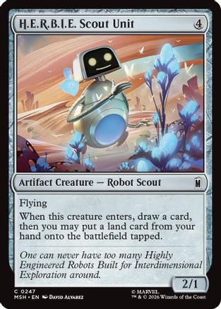 Image of H.E.R.B.I.E. Scout Unit (MSH-247) - Marvel Super Heroes