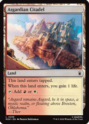 Image of Asgardian Citadel (MSH-258) - Marvel Super Heroes